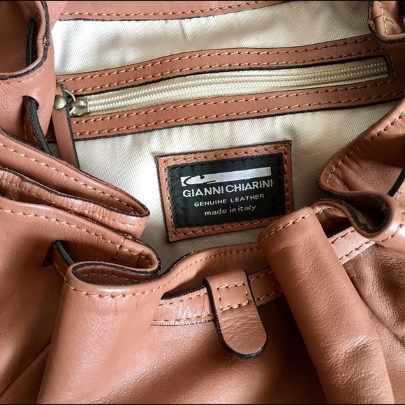 Leather book bag - Picture 3 of 4